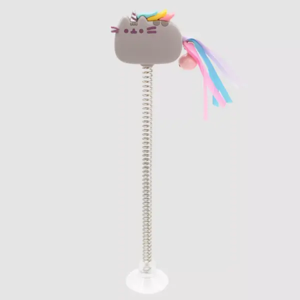 Pusheen Unicorn Bobble Cat Toy - Gray