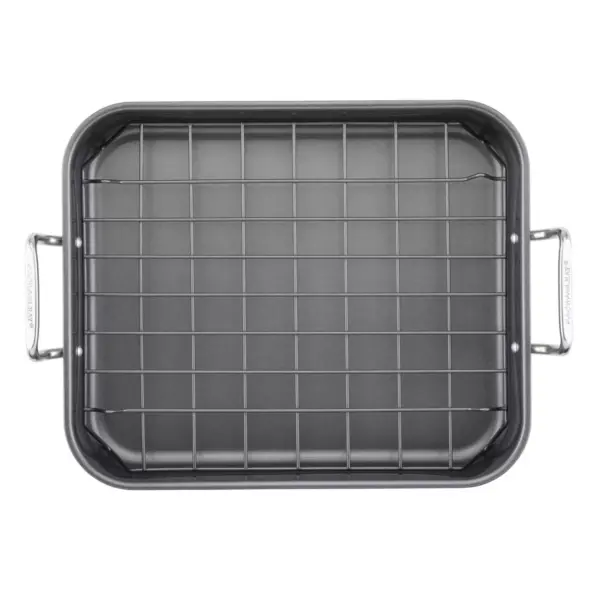 Rachael Ray 16" x 13" Roaster with Dual-Height Rack