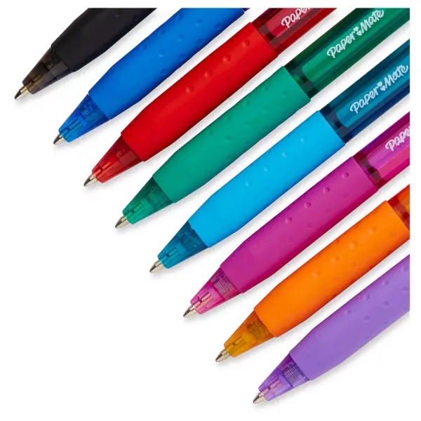 8pk Ballpoint Pens InkJoy 300RT 1.0mm Multicolored - PaperMate