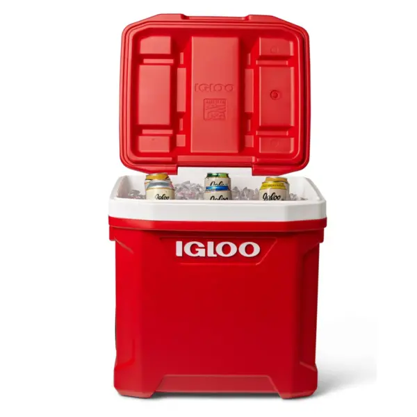 Igloo Latitude 60qt Roller Portable Cooler - Red