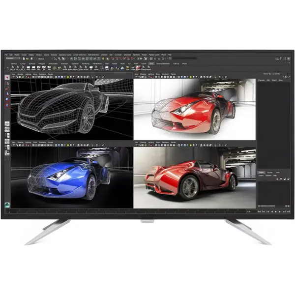 Philips Brilliance BDM4350UC 43 Inch 4K UHD 3840 x 2160 5ms 60Hz 16:9 Integrated Speakers LED LCD IPS Monitor, Black, Silver