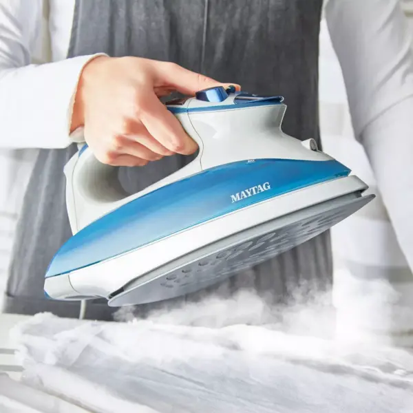 Maytag M1400 Smartfill Digital Iron and Vertical Steamer Blue/Gray