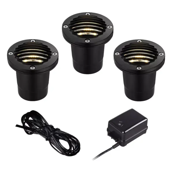 John Timberland In-Ground Well Light 5-Piece LED Landscape Light Set