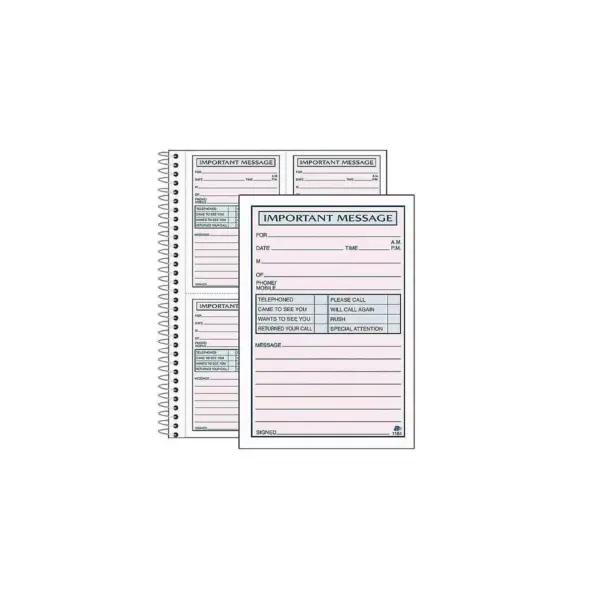 Adams Phone Message Pad 5.5 x 3.8 Ruled 100 Sheets SC1187D