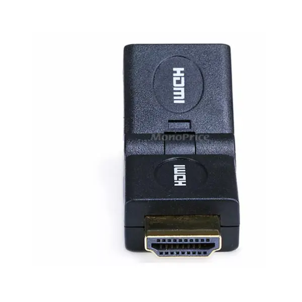 Monoprice HDMI Port Saver Adapter (Male to Female) | 90 Degrees Swivel