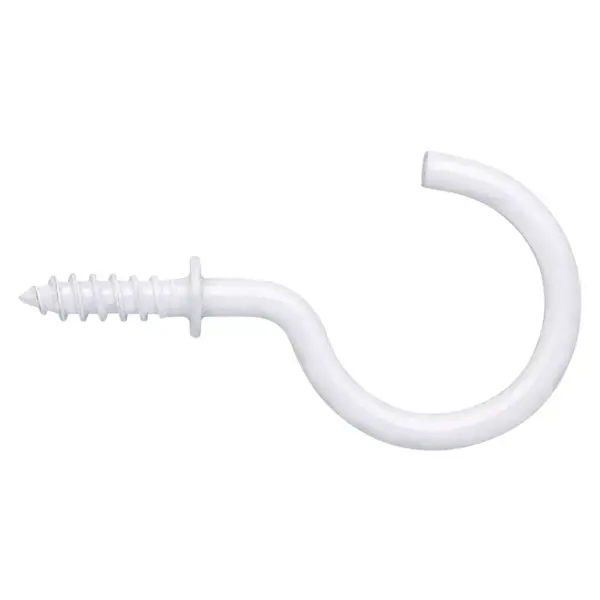 Arrow 18pk 1-1/4" Cup Hooks White