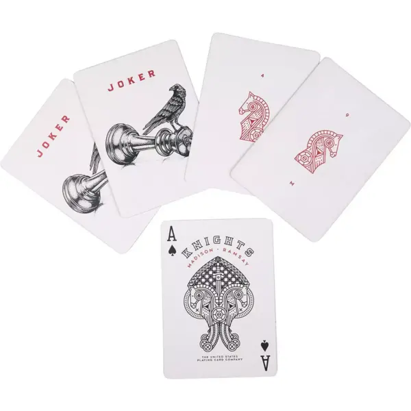 Ellusionist Red Knights Playing Cards Deck