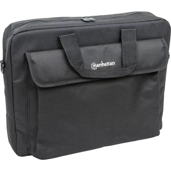 Manhattan London 15.6" Laptop Briefcase - Top-load, Fits most widescreens up to 15.6"