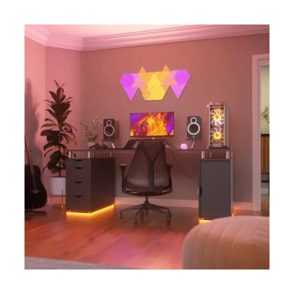 Nanoleaf 7pk Shapes Triangle Smarter LED Light Kit