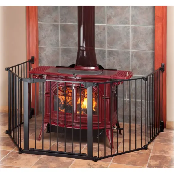 KidCo Auto Close Hearth Baby Gate - Black