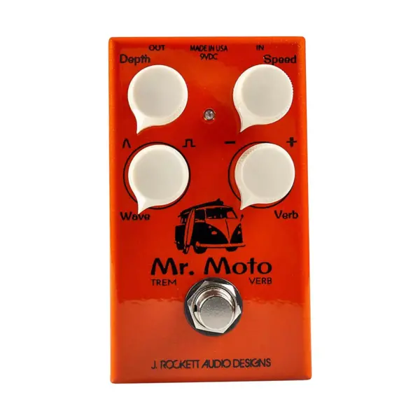 Rockett Pedals Mr. Moto Tremolo and Reverb Effects Pedal