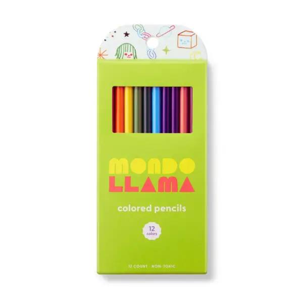 12ct Colored Pencils - Mondo Llama™