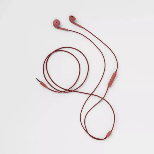 heyday™ Wired Earbuds - Dusty Coral