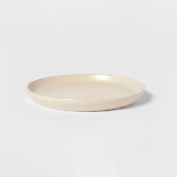 8.5" Stoneware Tilley Salad Plate White - Project 62™