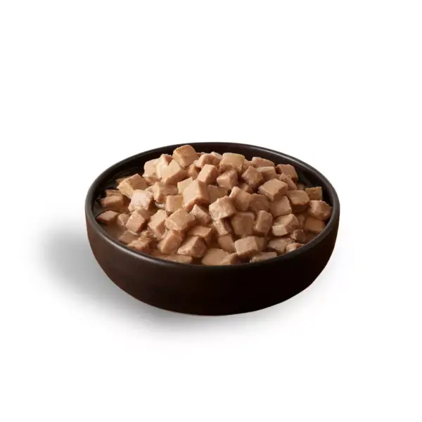 Blue Buffalo Wilderness Wild Delights Grain Free Meaty Morsels Premium Wet Cat Food Chicken & Salmon In Tasty Gravy - 3oz