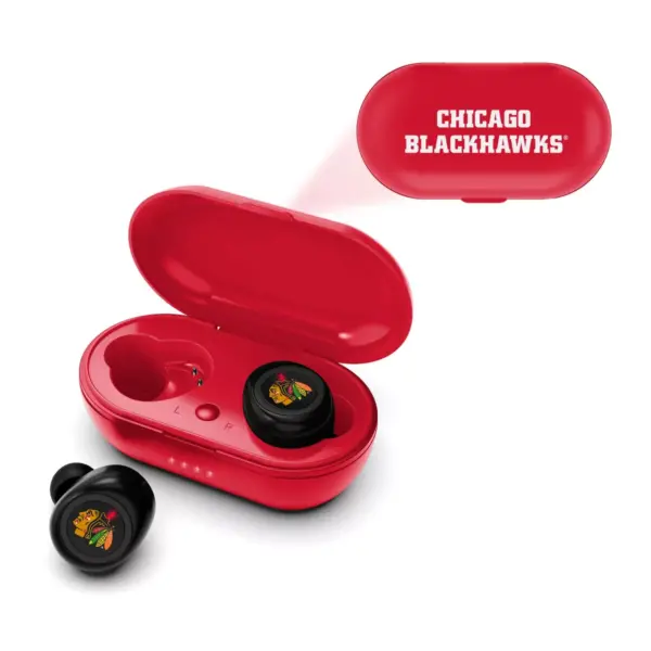 NHL Chicago Blackhawks True Wireless Earbuds