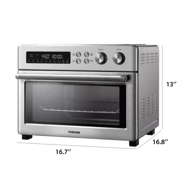 Toshiba Air Fryer Toaster Oven - Silver