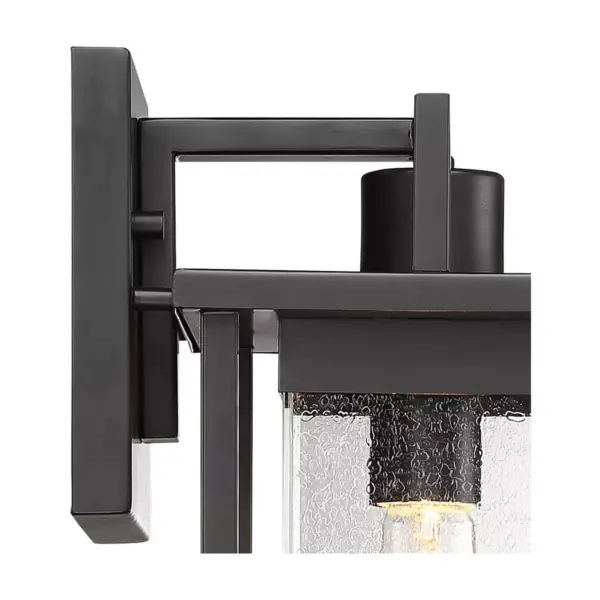 John Timberland Modern Outdoor Wall Light Fixture Painted Dark Gray 11" Spotted Clear Glass for Exterior House Porch Patio