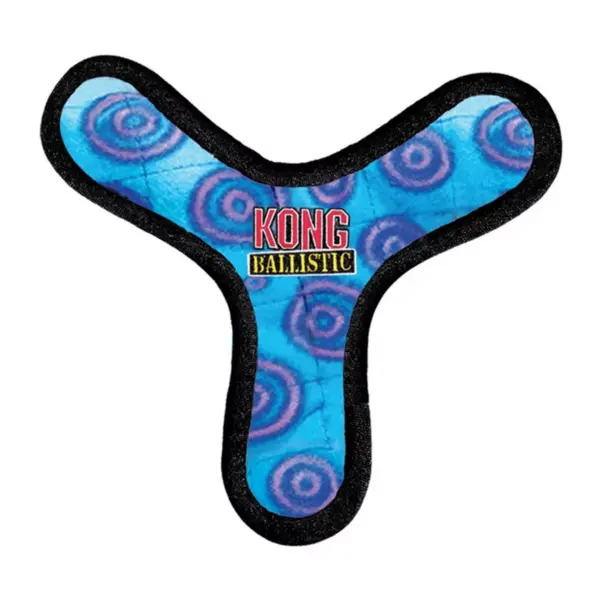 KONG Ballistic Boomerang Dog Toy - Colors May Vary - L