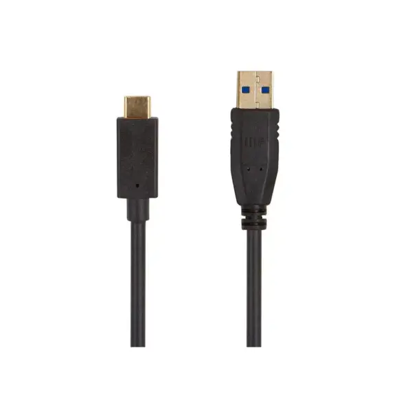 Monoprice USB 3.0 Type-C to Type-A Cable - 3 Feet - Black, For Nintendo Switch, Samsung Galaxy S10 S9 S8 Note, Android Google Pixel - Select Series