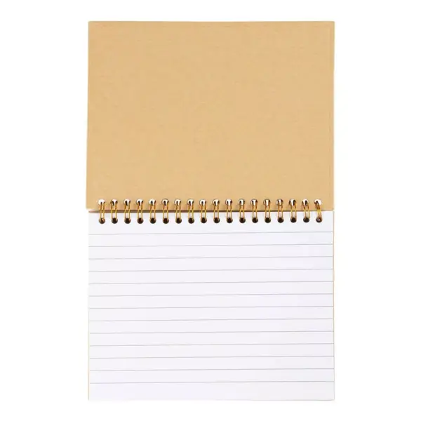 6-Pack Top Bound Spiral Notepads To-Do Lists, Gold Foil Accent Design, Hard Cover, 60 Sheets, 6.5"x5"