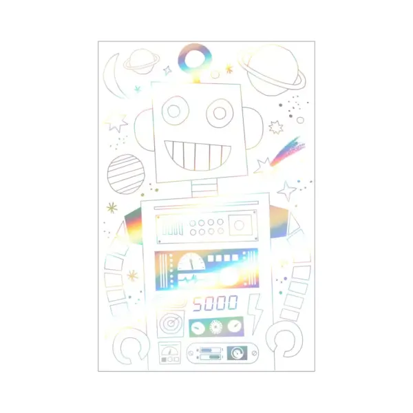 Meri Meri - Space Coloring Posters (US) - planners, notebooks and journals - 1ct