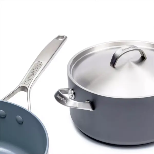 GreenPan Paris 4qt Saute Pan with Lid and Helper Handle