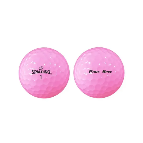 Spalding Pure Spin Golf Balls 24pc - Pink