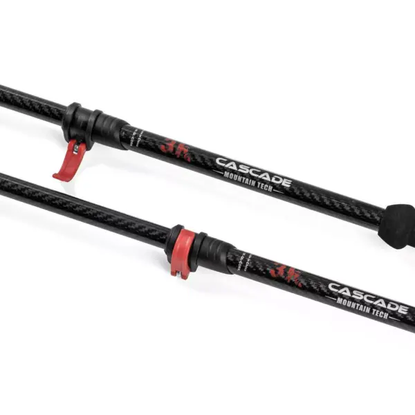 Cascade Mountain Tech 3K Carbon Fiber Quick Lock Trekking Poles - Cork Grip