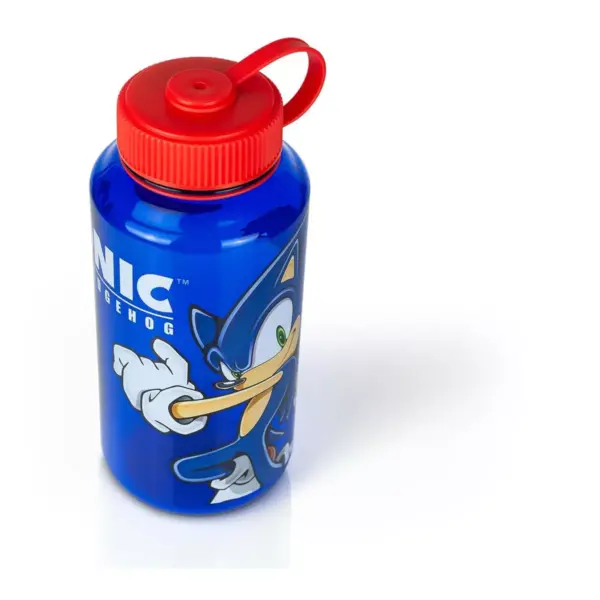 Just Funky Sonic The Hedgehog 32oz Plastic Water Bottle