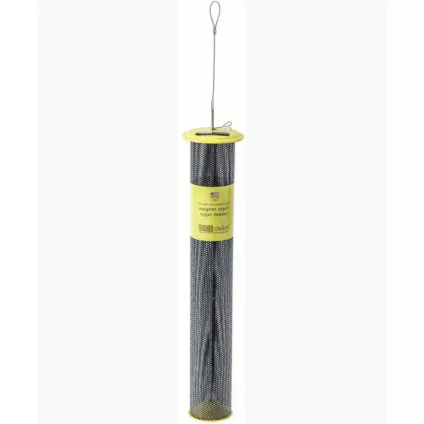 Birds Choice 2-1/4qt Magnet Mesh Tube Finch Feeder