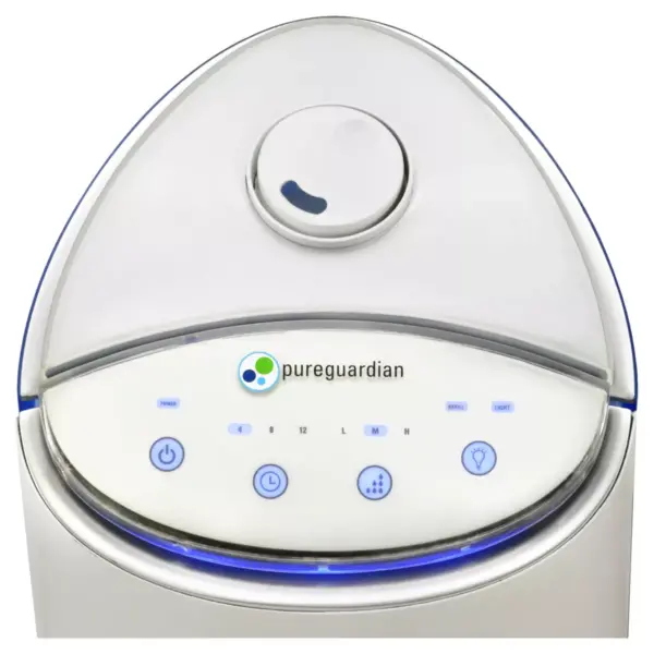 Pureguardian 100hrs 1.5gal Ultrasonic Cool Mist Tower Humidifier H3200WAR With Aromatherapy