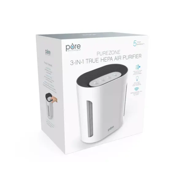 Pure Enrichment PureZone 3 in 1 True HEPA Air Purifier