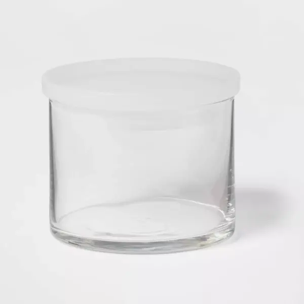 15oz Glass Small Stackable Jar with Plastic Lid - Made By Design™