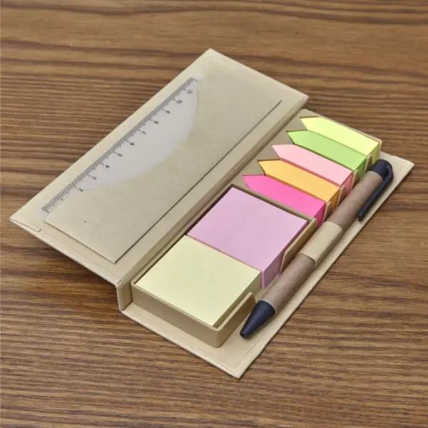 Lakeside Sticky Memo Notebook Organizers with Pens - Set of 4