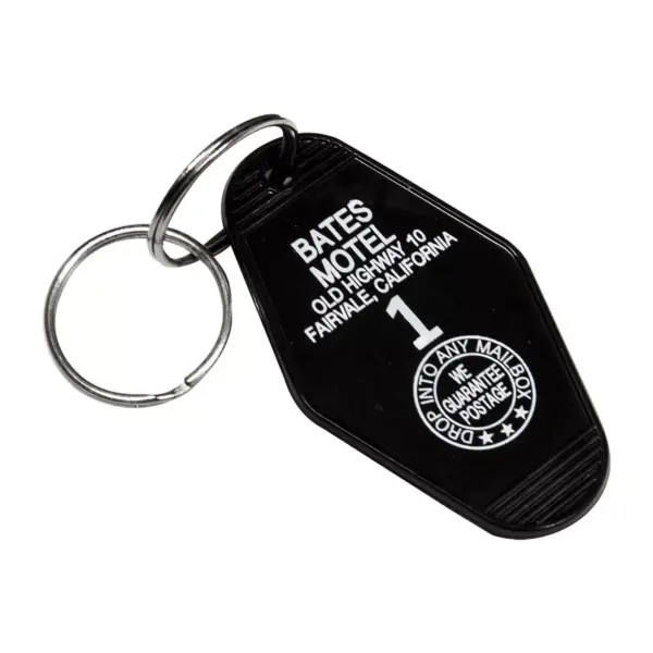 Toynk Bates Motel Keychain | Key Tag From The Movie Psycho | Horror Movie Collectible