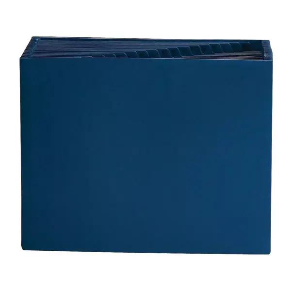 Smead Heavy-Duty A-Z Open Top Expanding Files 21 Pockets Letter Navy Blue 70720