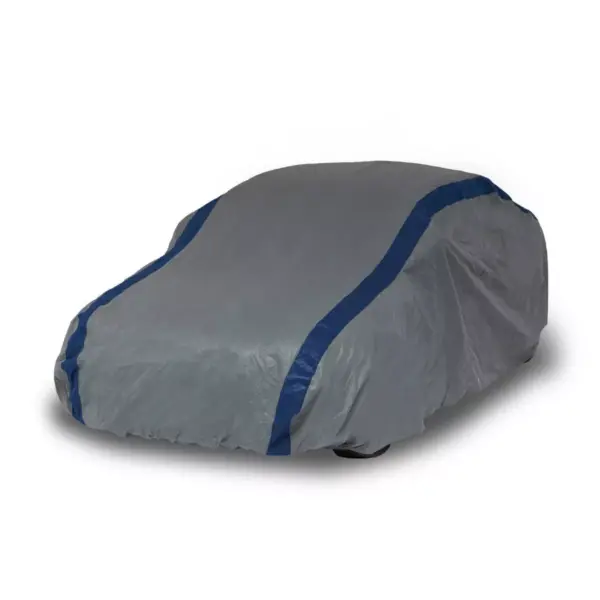 Duck Covers 13"x1" Weather Defender Sedan Car Automotive Exterior Cover Gray/Blue