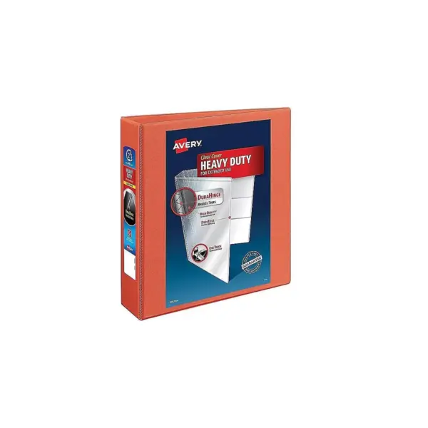 Avery 2" 3-Ring View Binder Orange (17598) 788131