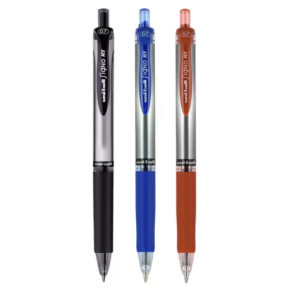 uni-ball GEL RT Signo Retractable Gel Pens Medium Point Black Ink 514249