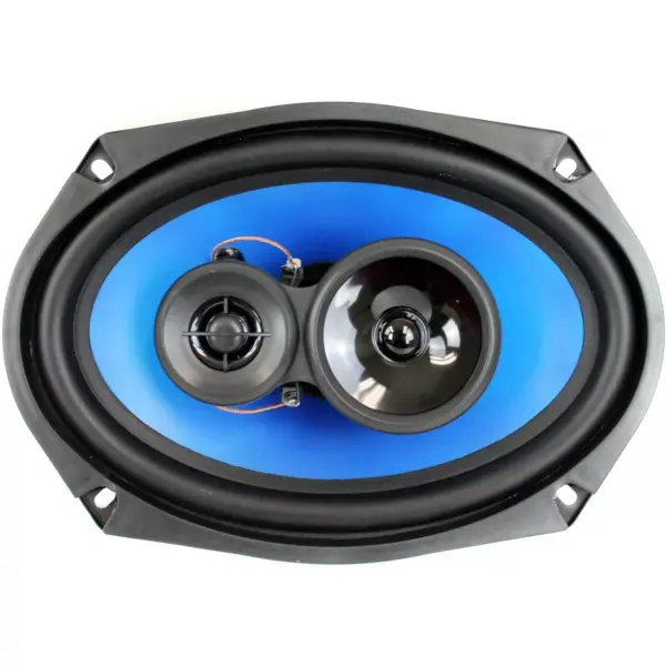 Q Power 6x9" 700 Watt 3-Way Car Audio Stereo Coaxial Speakers Pair (4 Pack)