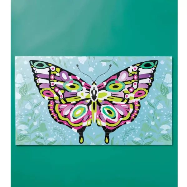 Sticker-By-Number Poster Butterfly - Mondo Llama™