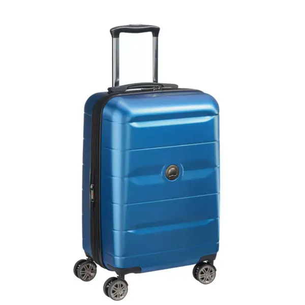 DELSEY Paris Comete 2.0 19" Expandable Spinner Carry On Suitcase - Steel Blue