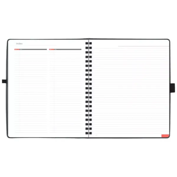 Professional Spiral Subject Notebook Wirebound - Gray - AT - A - GLANCE