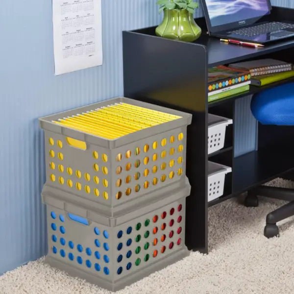 Storage Crate Gray - Room Essentials™