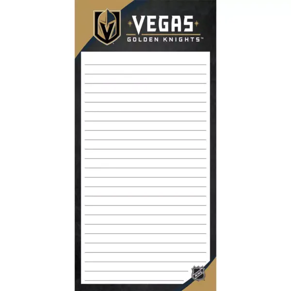 NHL Vegas Golden Knights 4.5"x9.25" Mini List Pad