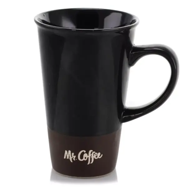 Mr. Coffee Cafe Zortea 6 Piece 16 Ounce Ceramic Mug Set in Assorted Colors