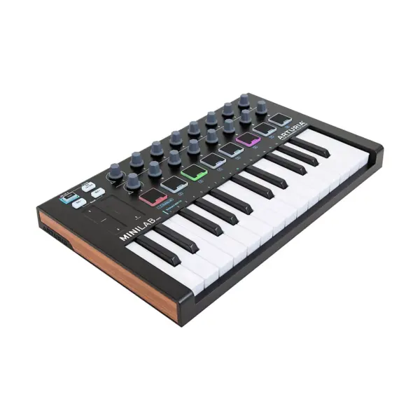 Arturia MiniLab MkII Keyboard Controller and Software Bundle Limited Black Edition