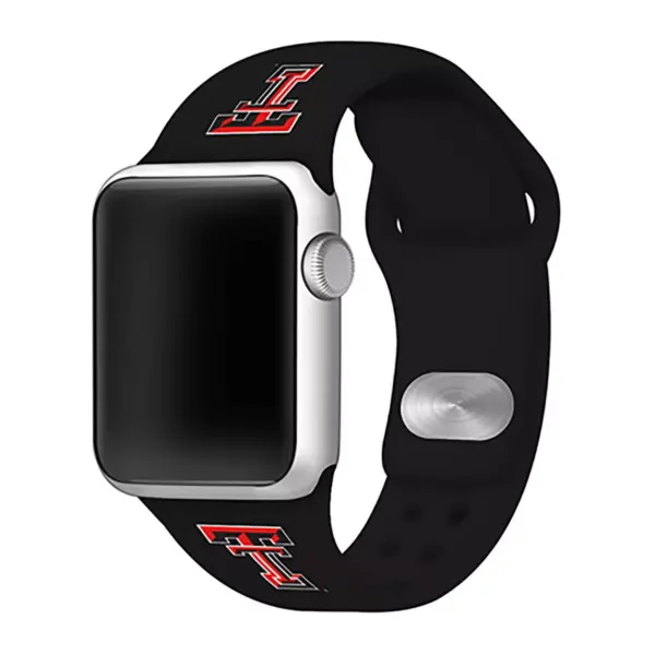 NCAA Texas Tech Red Raiders Silicone Apple Watch Band 42mm