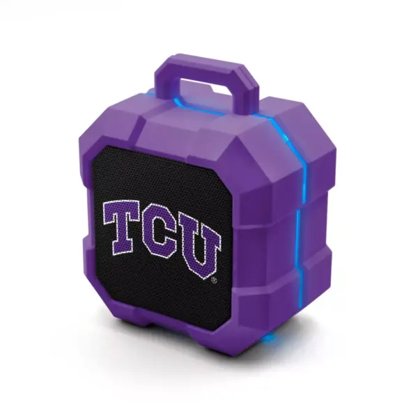 NCAA TCU Horned Frogs LED ShockBox Bluetooth Speaker